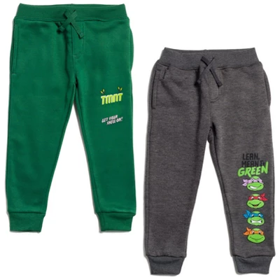 Teenage Mutant Ninja Turtles Leonardo Michelangelo Raphael Fleece 2 Pack Jogger Pants Little Kid To Big Kid - Image 10