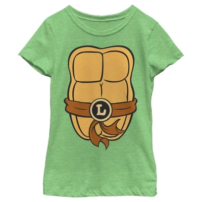 Girl's Teenage Mutant Ninja Turtles Leonardo Costume T-Shirt - Image 3