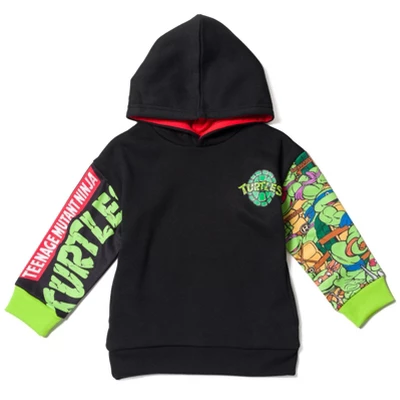 Teenage Mutant Ninja Turtles Donatello Leonardo Michelangelo Raphael Fleece Pullover Hoodie Toddler To Big Kid - Image 10