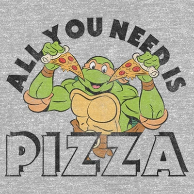 Junior's Teenage Mutant Ninja Turtles All You Need Is Pizza Raphael T-Shirt
