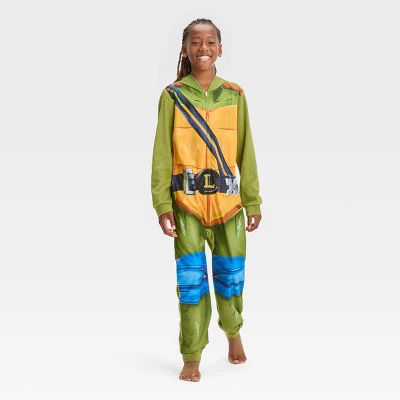 Boys' Teenage Mutant Ninja Turtles Union Suit - Green - Image 3