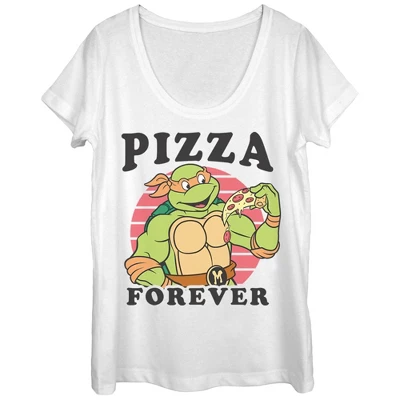 Women's Teenage Mutant Ninja Turtles Pizza Forever Scoop Neck - Image 2