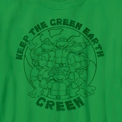 Boy's Teenage Mutant Ninja Turtles Keep The Earth Green T-Shirt