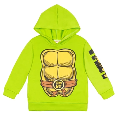 Teenage Mutant Ninja Turtles Donatello Leonardo Michelangelo Raphael Fleece Pullover Hoodie Toddler To Big Kid - Image 6