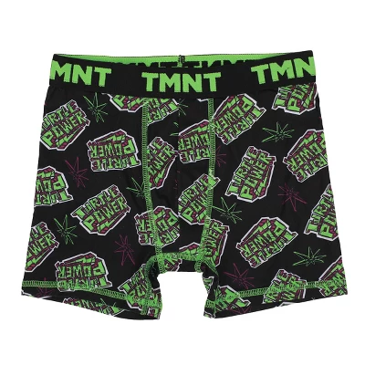 Youth Boys Teenage Mutant Ninja Turtles Boxer Brief Underwear 5-Pack - Image 4