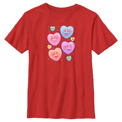 Boy's Teenage Mutant Ninja Turtles Candy Hearts T-Shirt - Image 3