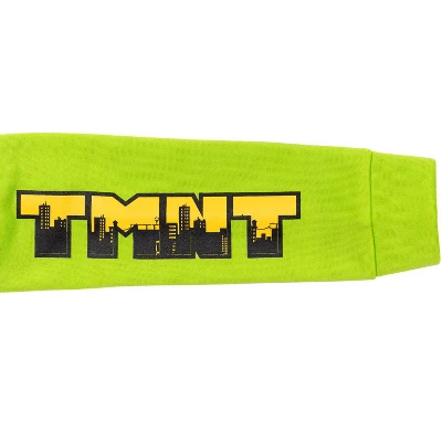 Teenage Mutant Ninja Turtles Donatello Leonardo Michelangelo Raphael Fleece Pullover Hoodie Toddler To Big Kid - Image 3