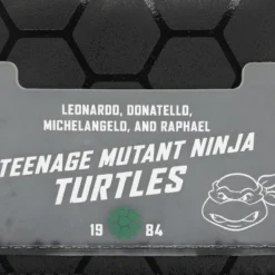 Teenage Mutant Ninja Turtles Character Face Men's Black Bifold Wallet