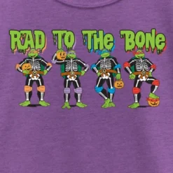 Girl's Teenage Mutant Ninja Turtles Halloween Rad To The Bone T-Shirt