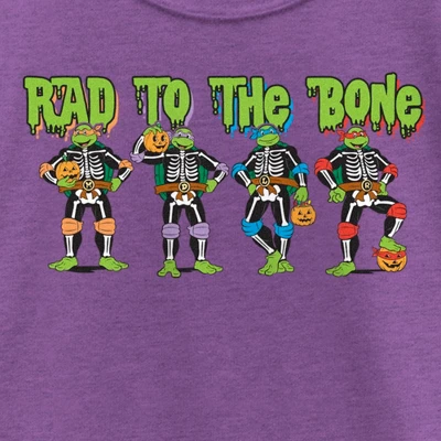 Girl's Teenage Mutant Ninja Turtles Halloween Rad To The Bone T-Shirt