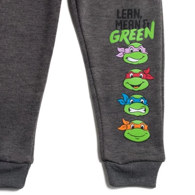 Teenage Mutant Ninja Turtles Leonardo Michelangelo Raphael Fleece 2 Pack Jogger Pants Little Kid To Big Kid - Image 3