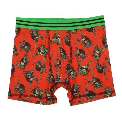 Youth Boys Teenage Mutant Ninja Turtles Boxer Brief Underwear 5-Pack - Image 2