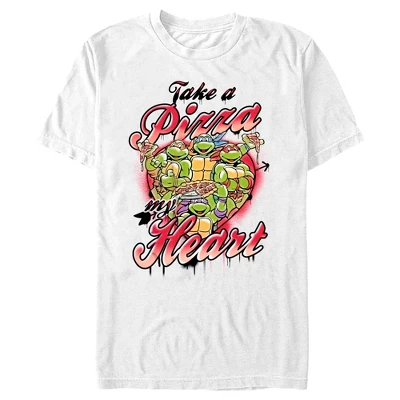 Boy's Teenage Mutant Ninja Turtles Take A Pizza My Heart T-Shirt - Image 3