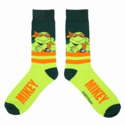 Teenage Mutant Ninja Turtles Characters 5-Pair Men's Casual Crew Socks