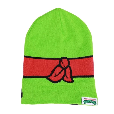 Teenage Mutant Ninja Turtles TMNT Rolldown Raph Adult Mesh Eye Green Beanie - Image 3