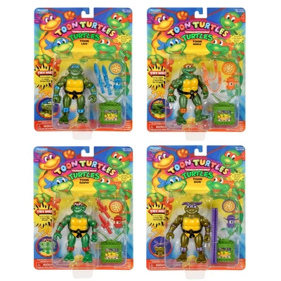 Teenage Mutant Ninja Turtles 4pk Cartoon Action Figures - Image 2