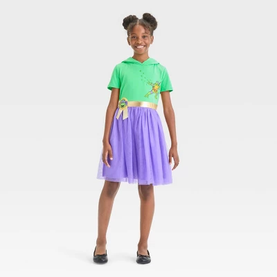 Girls' Teenage Mutant Ninja Turtles Donatello Dress - Green - Image 2