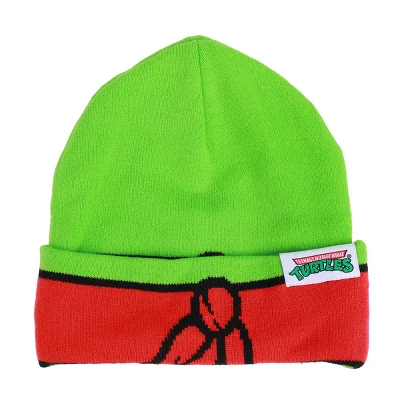 Teenage Mutant Ninja Turtles TMNT Rolldown Raph Adult Mesh Eye Green Beanie
