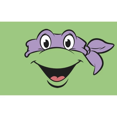 Girl's Teenage Mutant Ninja Turtles Donatello Face T-Shirt