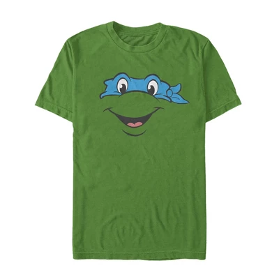 Men's Teenage Mutant Ninja Turtles Leonardo Face T-Shirt - Image 3
