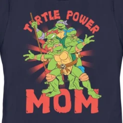Women's Teenage Mutant Ninja Turtles Turtle Power Mom T-Shirt - -