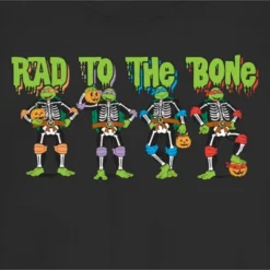 Junior's Teenage Mutant Ninja Turtles Halloween Rad To The Bone T-Shirt