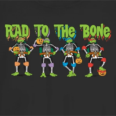Junior's Teenage Mutant Ninja Turtles Halloween Rad To The Bone T-Shirt